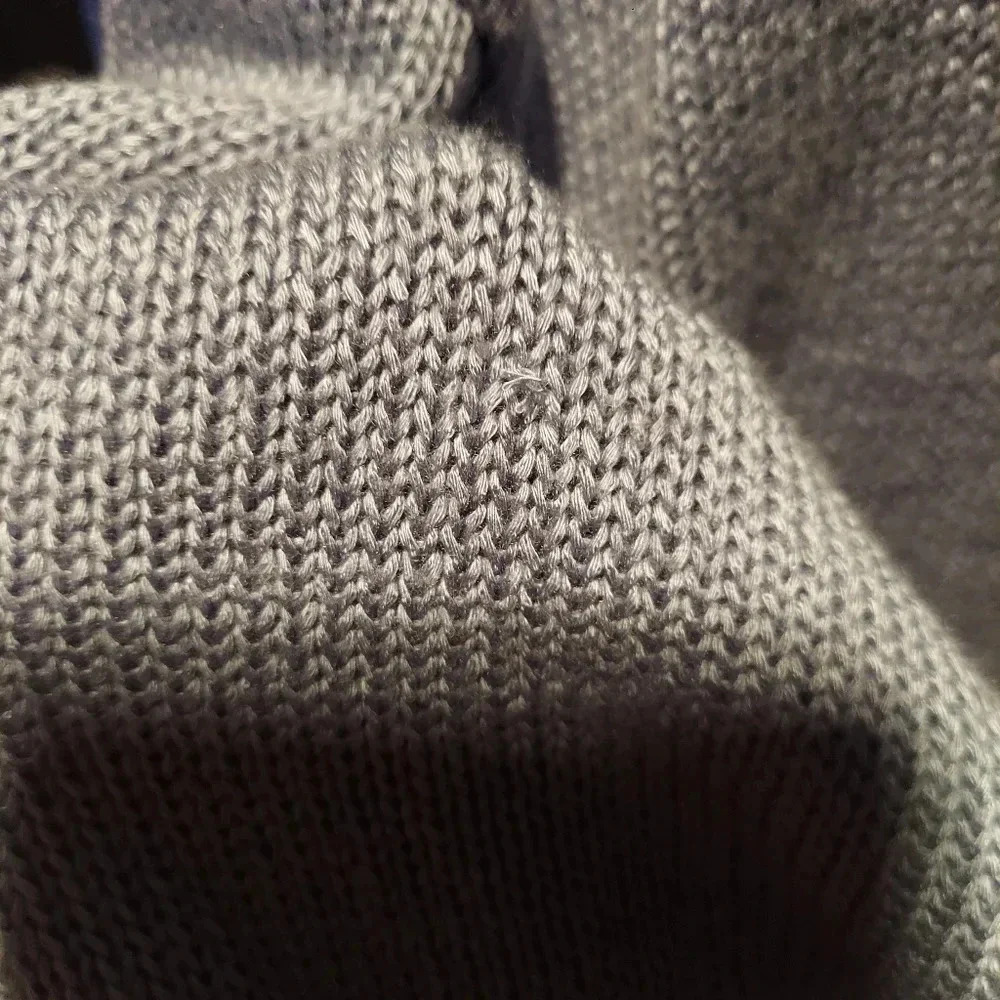 Marled Reunited Embroidered Blue "Chill" Sweater - Picture 6 of 6